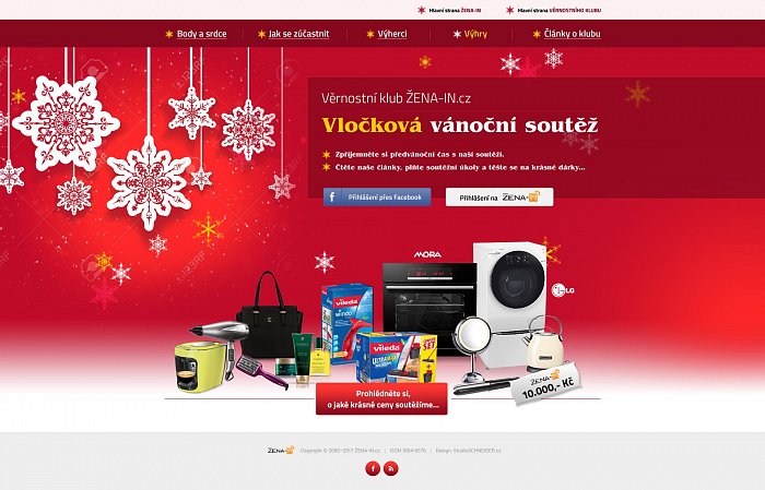 Server ŽENA-IN - soutěžní microsite