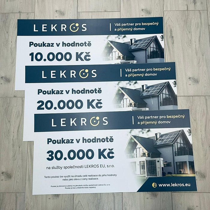 Grafický návrh dárkový poukaz