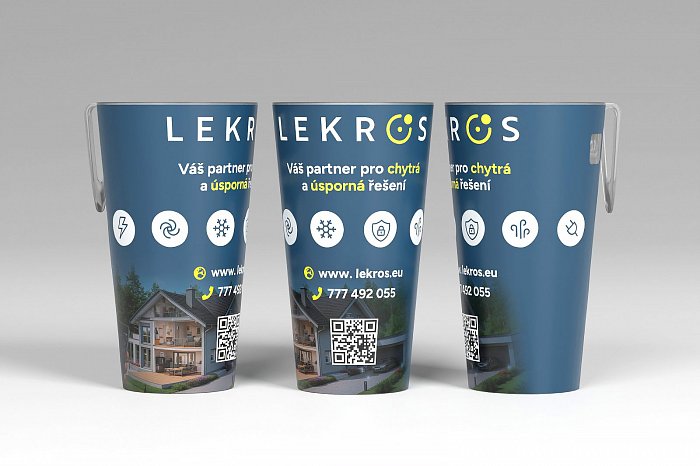 Grafický návrh kelímky