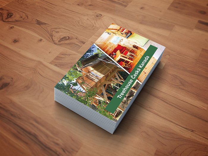 Grafický návrh vizitky - Projekt Tree House - Česká Kanada