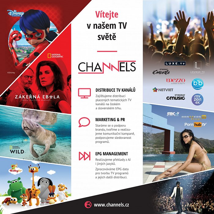 Grafický návrh reklamních panelů - Firma CHANNELS