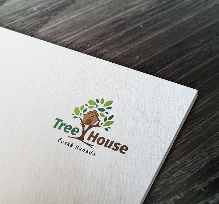 Grafický návrh logo - Projekt Tree House - Česká Kanada
