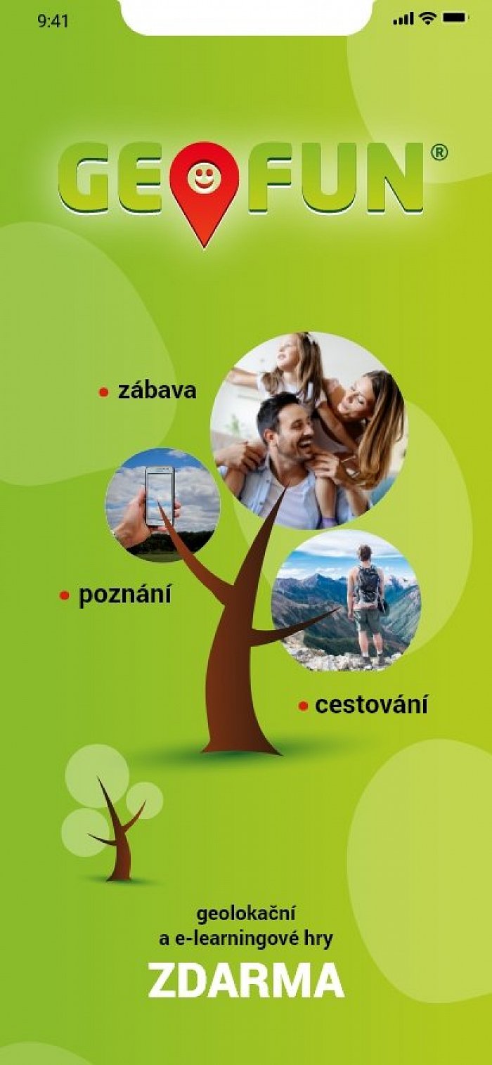 Grafické zpracování mobilní aplikace pro projekt GEOFUN - výletní hry s mobilem