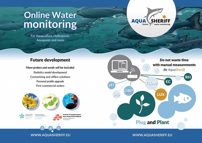 Grafický návrh letáku a loga - Firma Monitoring vody