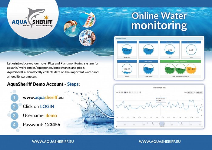 Grafický návrh letáku a loga - Firma Monitoring vody