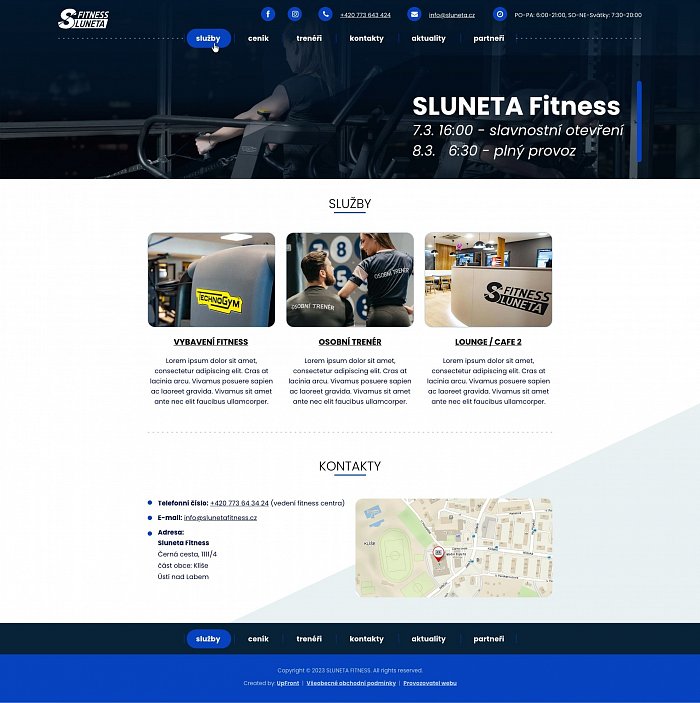 Firma SLUNETA Fitness